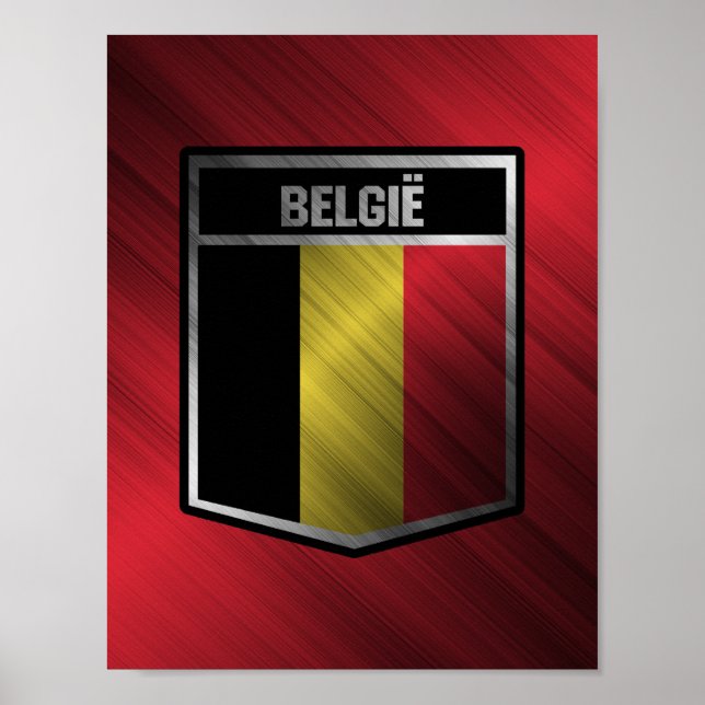 Poster Bélgica (Frente)