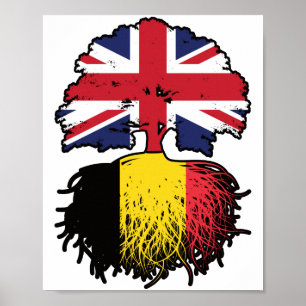 Poster Bélgica Bélgica Reino Unido Reino Unido Reino Unid