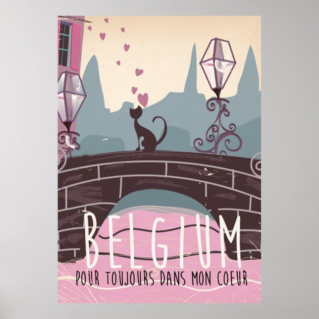 Poster Bélgica pour toujours dans mon coeur (Frente)