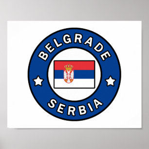 Poster Belgrado Sérvia