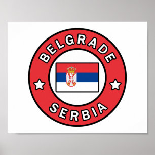 Poster Belgrado Sérvia