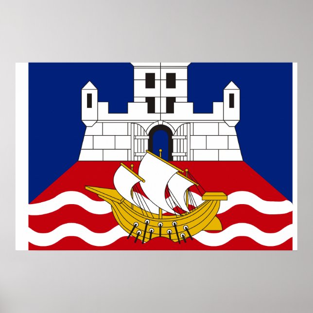 Pôster Belgrado, Sérvia (Frente)