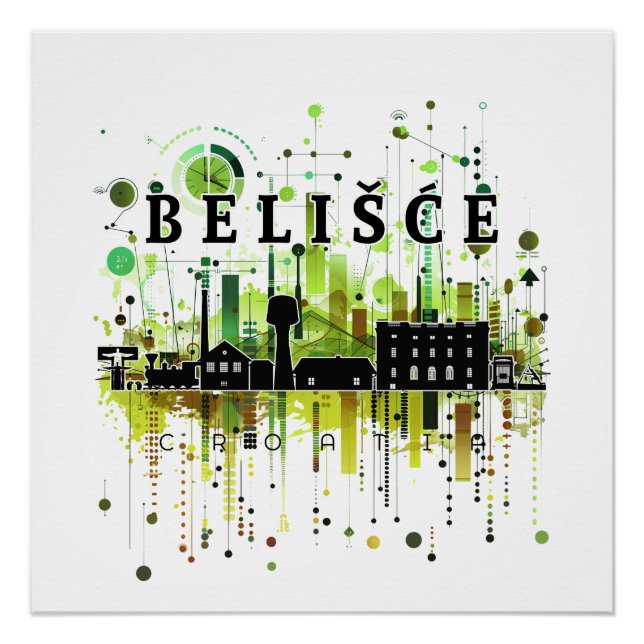 Pôster Belišće Croatia (Frente)