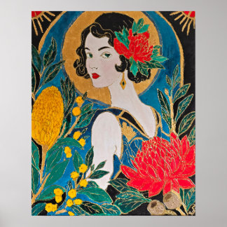 Poster belíssima waratah