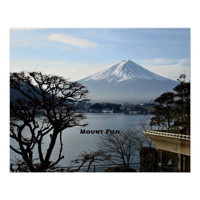 Pôster Belíssimo Monte Fuji (Frente)