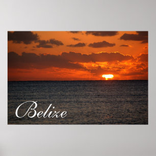Poster Belize Sunrise Poster2