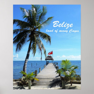 Pôster Belize - terra de muitos Cayes