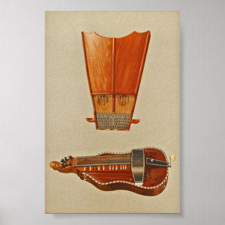 Poster Bell Harp, Hurdy-Gurdy