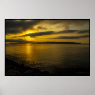 Poster Bell Island Sunset