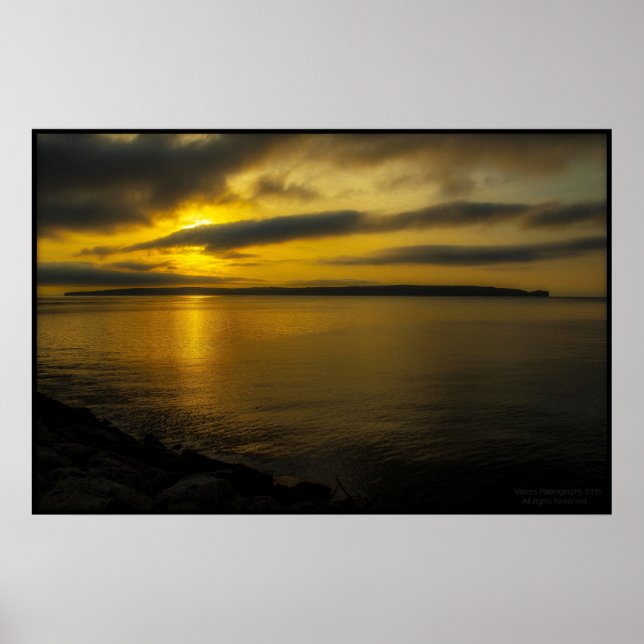 Poster Bell Island Sunset (Frente)