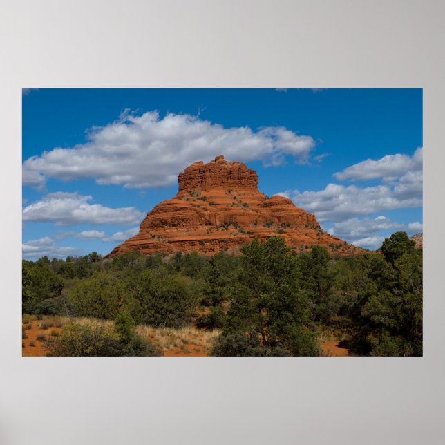 Poster Bell Rock em Sedona, Arizona 6522 (Frente)