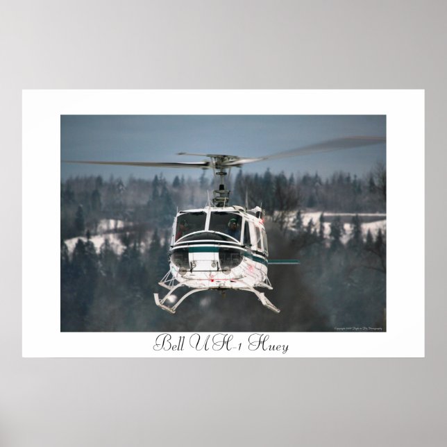 Poster Bell UH-1 Huey (Frente)