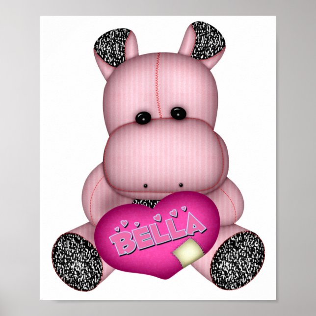 Pôster Bella Hippo (Frente)