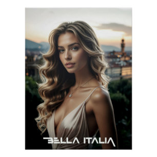 PÔSTER BELLA ITALIA - AMOR DA ITÁLIA