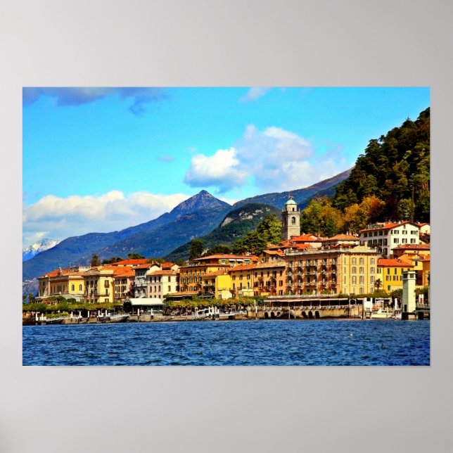 Poster Bellagio no lago Como (Frente)