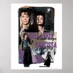 Pôster Bellatrix Lestrange e Narcissa Malfoy