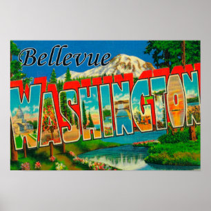 Poster Bellevue, Washington - grandes cenas da letra