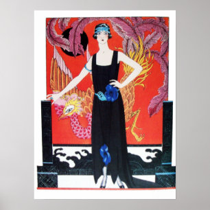 PÔSTER BELLEZA E FÊNIX, DESIGNER DE MODA ARTISTA DE MAQUI