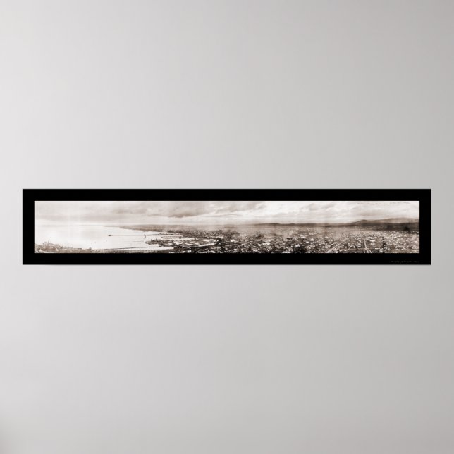 Pôster Bellingham WA Foto 1909 (Frente)