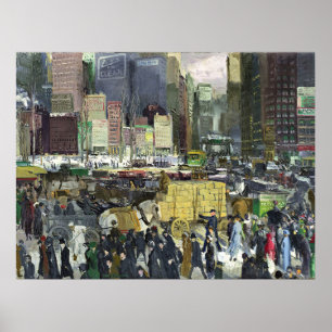 Poster Bellows - Nova York, famosa pintura,