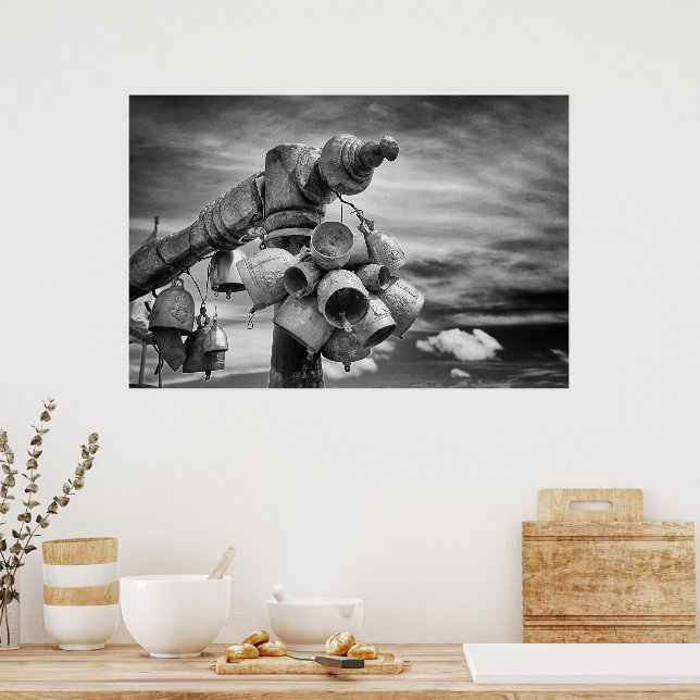 Poster Bells of Buddhist temple (Cozinha)