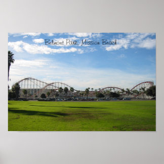 Poster Belmont Park, Mission Beach