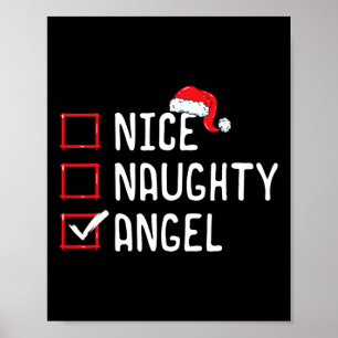 Poster Belo Anjo Lista de Natal