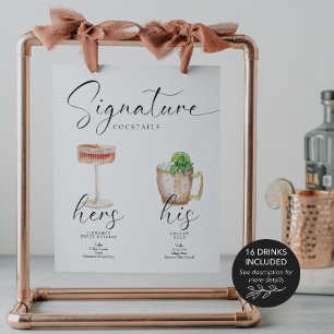 Poster Belo Bar Boho Signature Drink