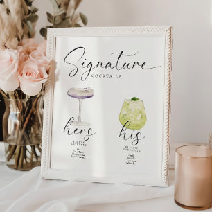 Poster Belo Bar Boho Signature Drink