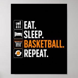 Poster Belo Basquete Para Mulheres Equipe De Esporte Basq