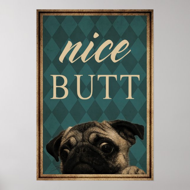 Poster Belo Bumbum - Home Decor Wall Art (Frente)