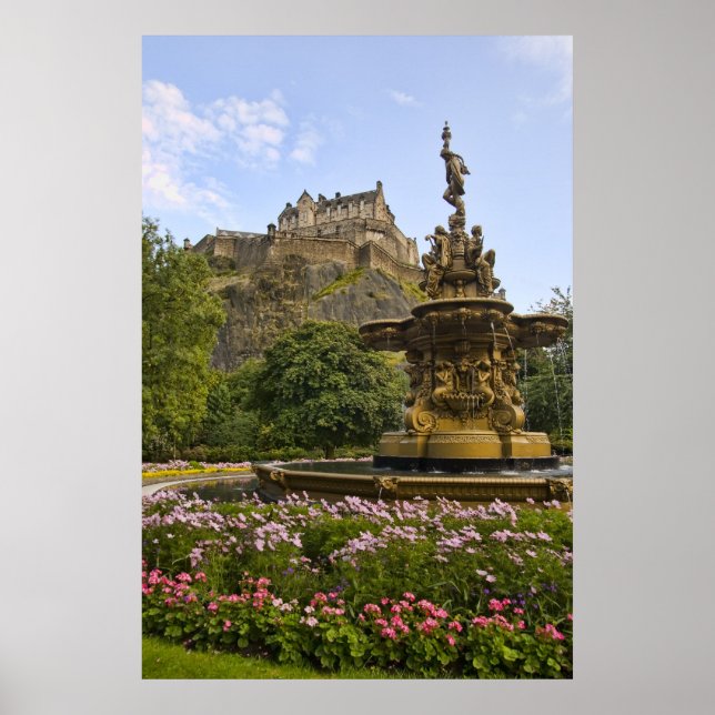 Poster Belo Castelo de Edimburgo (Frente)