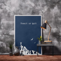 Belo Comprometimento Azul Ou Sair Da Motivação