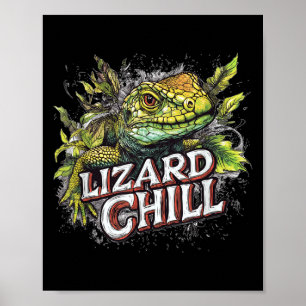 Poster Belo Costume De Lizard Para Meninos E Meninas Frio