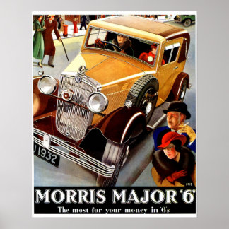 Poster Belo deco de arte, automóvel britânico
