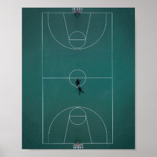 Poster Belo Design de basquete