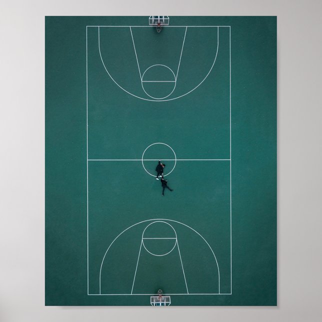 Poster Belo Design de basquete (Frente)