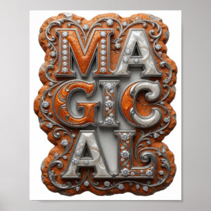 Poster Belo Design MAGICO de Prata