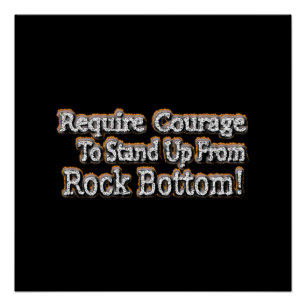 Pôster Belo Design sobre coragem! T-Shir