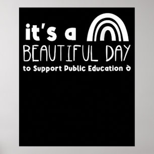Poster Belo dia de Apoio a Professora de Educação Pública