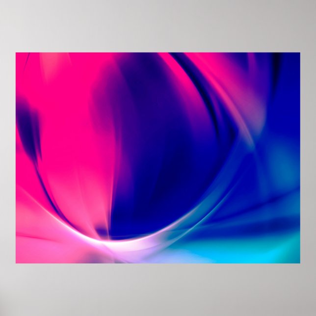 Poster belo fundo futurista abstrato elegante (Frente)