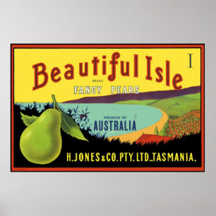 Pôster Belo Isle - Rótulo de Porra Australiana