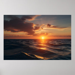 Poster Belo mar do sol
