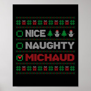 Poster Belo MICHAUD Lista de Natal Feia
