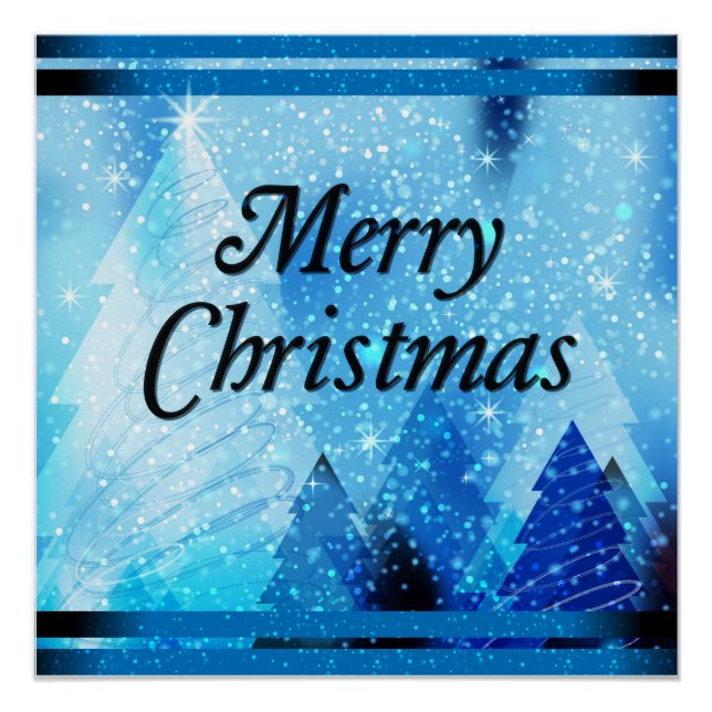 Pôster Belo Natal Branco (Frente)