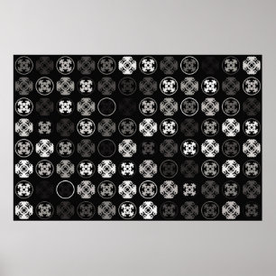 Poster Belo padrão geométrico design, arte,