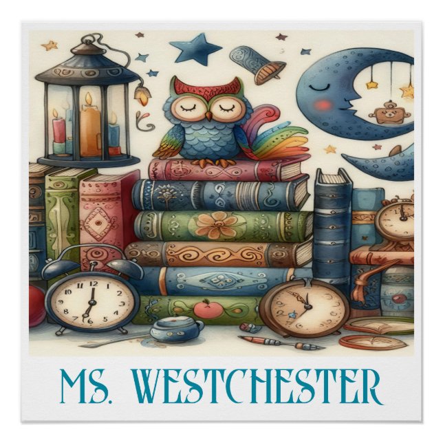 Pôster Belo Poster de Livros (Frente)