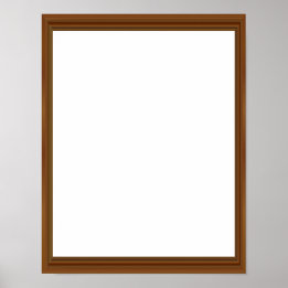 Poster Belo quadro de madeira espetacular Vazio incrível