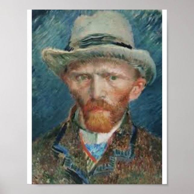 Poster Belo retrato de Van Gogh (Frente)