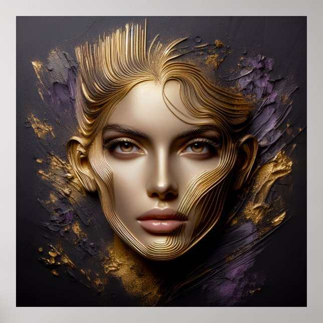 Poster Belo rosto - Regras de IA (Frente)